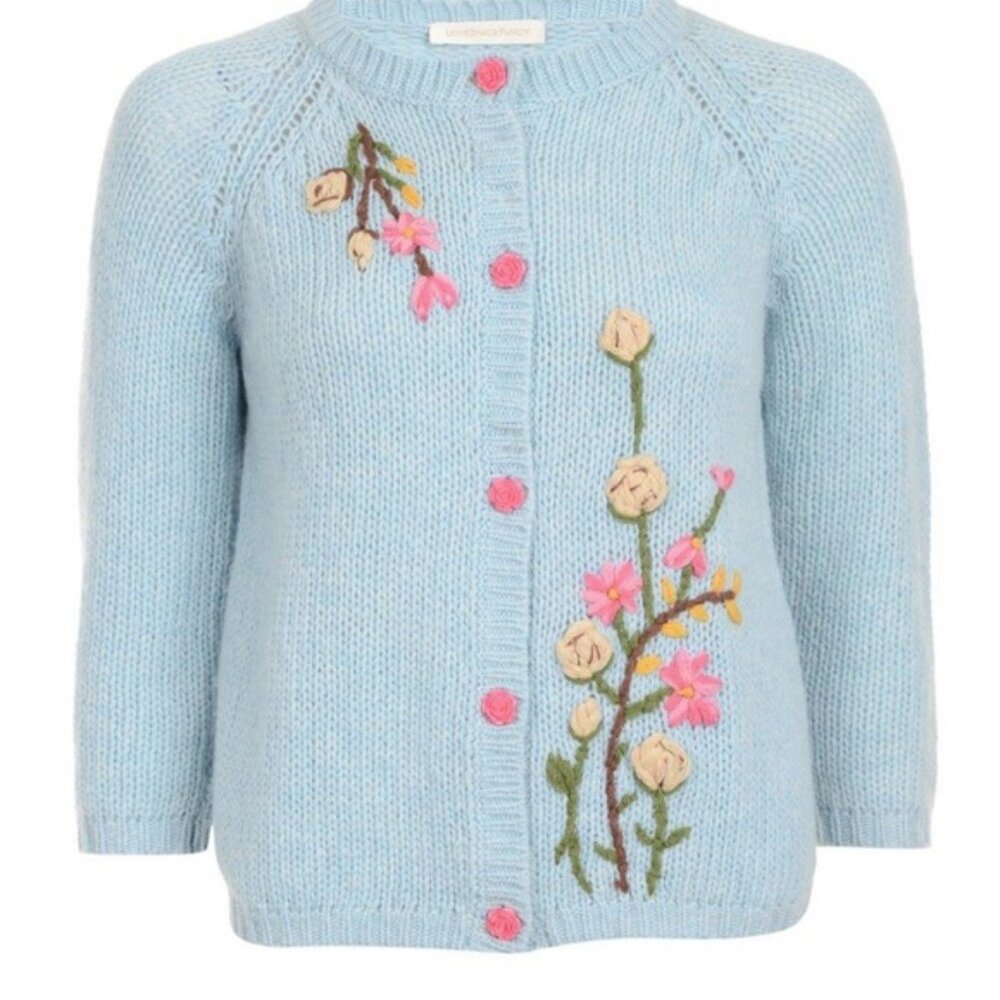 LoveShackFancy Anastasia cardigan sweater - size medium